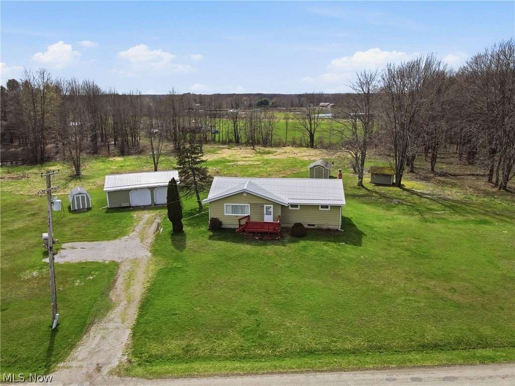 5.8 Acres of Land with Home for Sale in Rome, Ohio