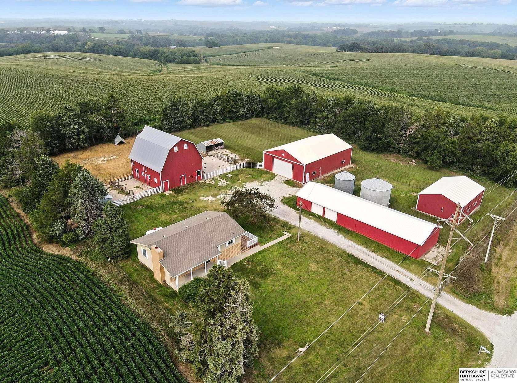 3 Acres of Land with Home for Sale in Louisville, Nebraska