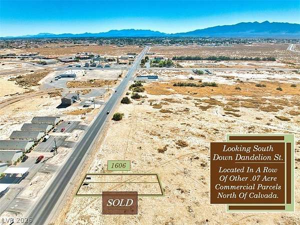 0.07 Acres of Commercial Land for Sale in Pahrump, Nevada