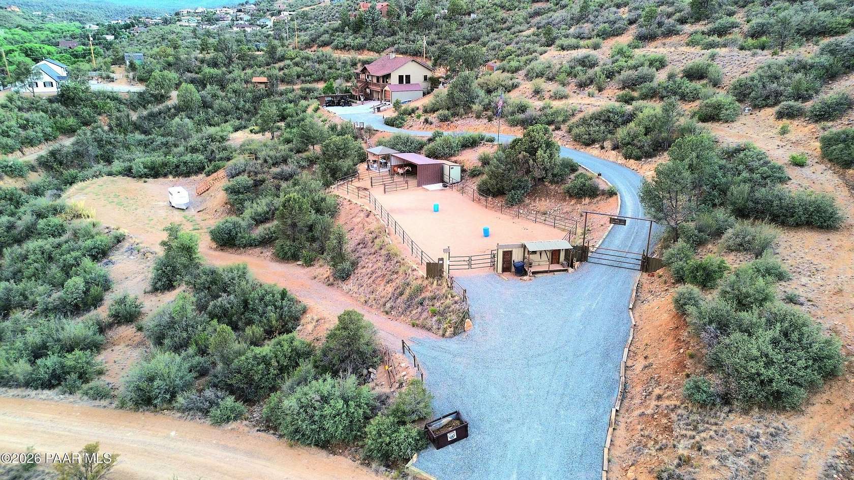 3.13 Acres of Land with Home for Sale in Prescott, Arizona