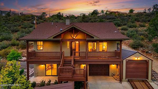 3.13 Acres of Land with Home for Sale in Prescott, Arizona