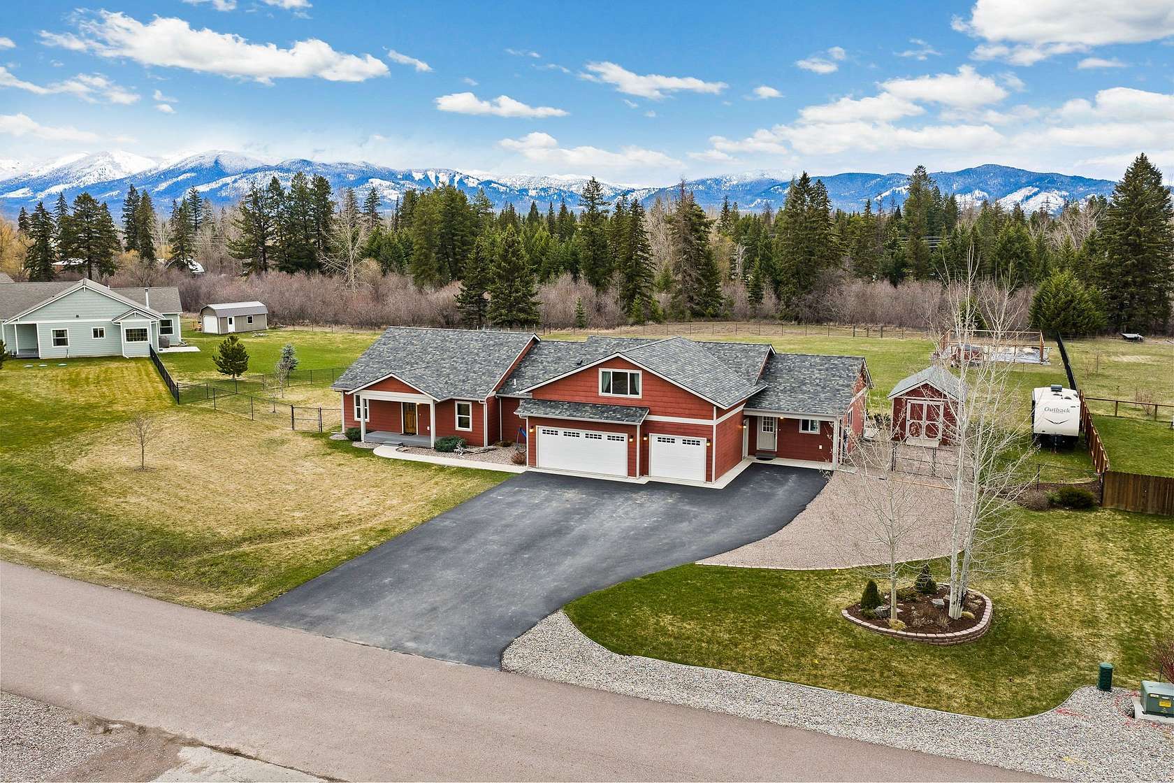 1.8 Acres of Land with Home for Sale in Columbia Falls, Montana