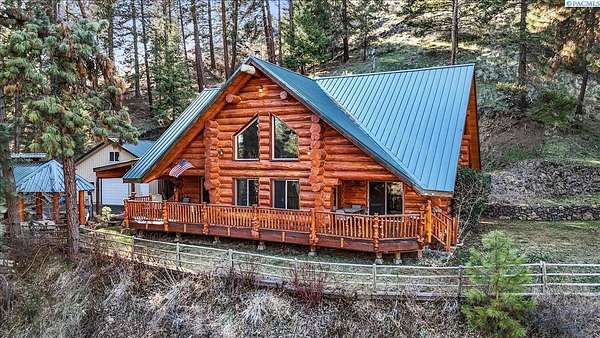 7.59 Acres of Land with Home for Sale in Naches, Washington