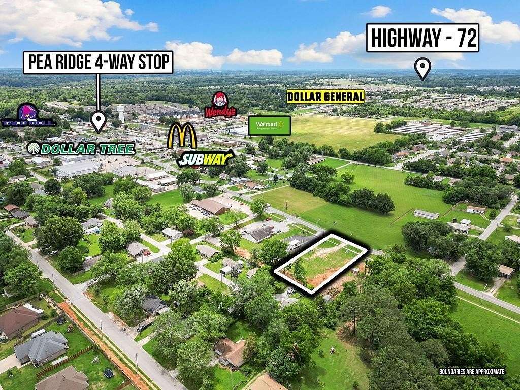 0.5 Acres of Commercial Land for Sale in Pea Ridge, Arkansas