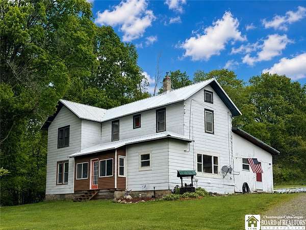 22 Acres of Land with Home for Sale in Falconer, New York