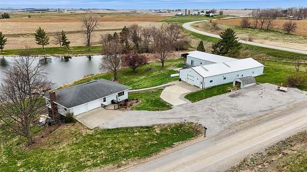 10.8 Acres of Recreational Land with Home for Sale in Reasnor, Iowa