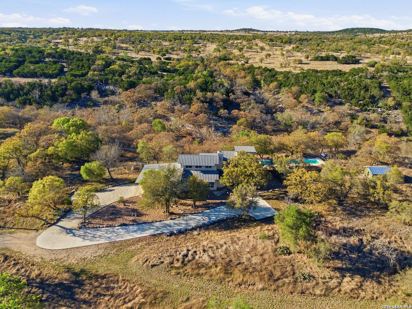 50 Acres of Land with Home for Sale in Kerrville, Texas