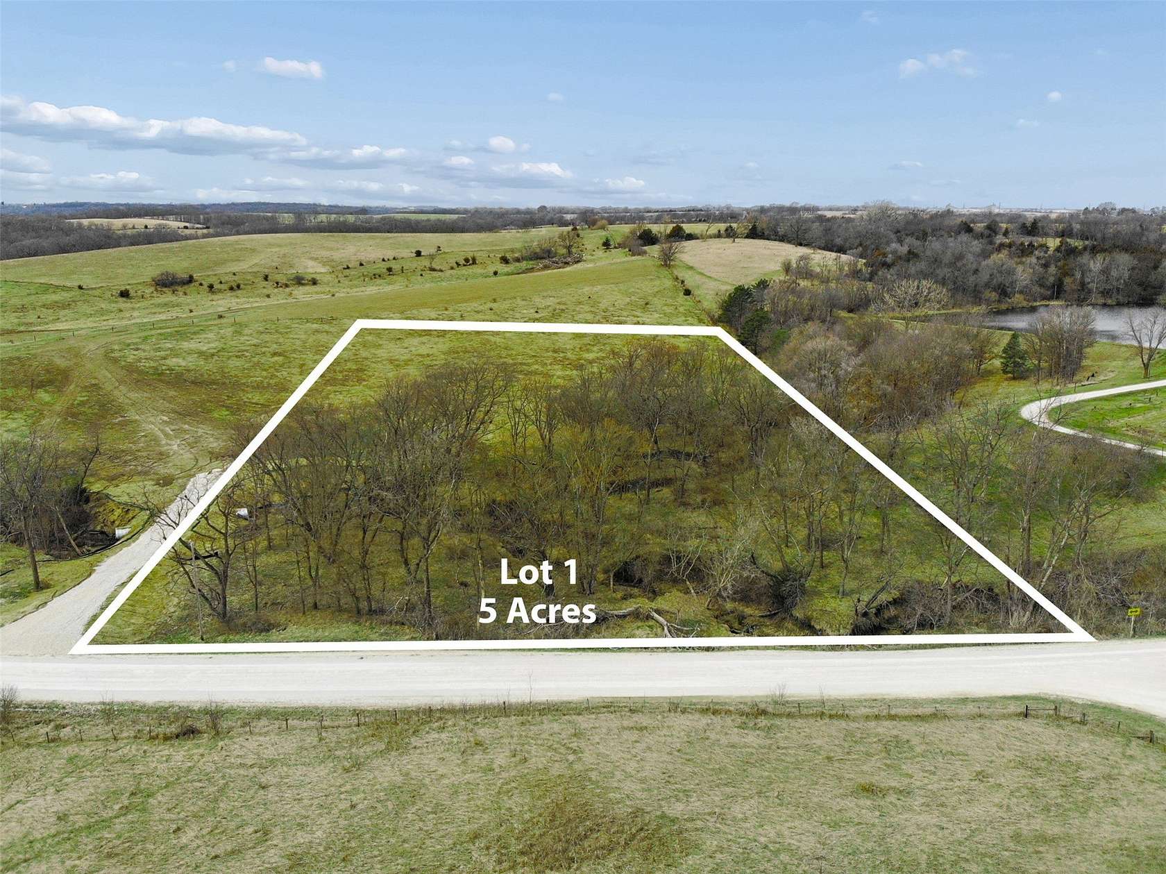 5 Acres of Residential Land for Sale in Earlham, Iowa