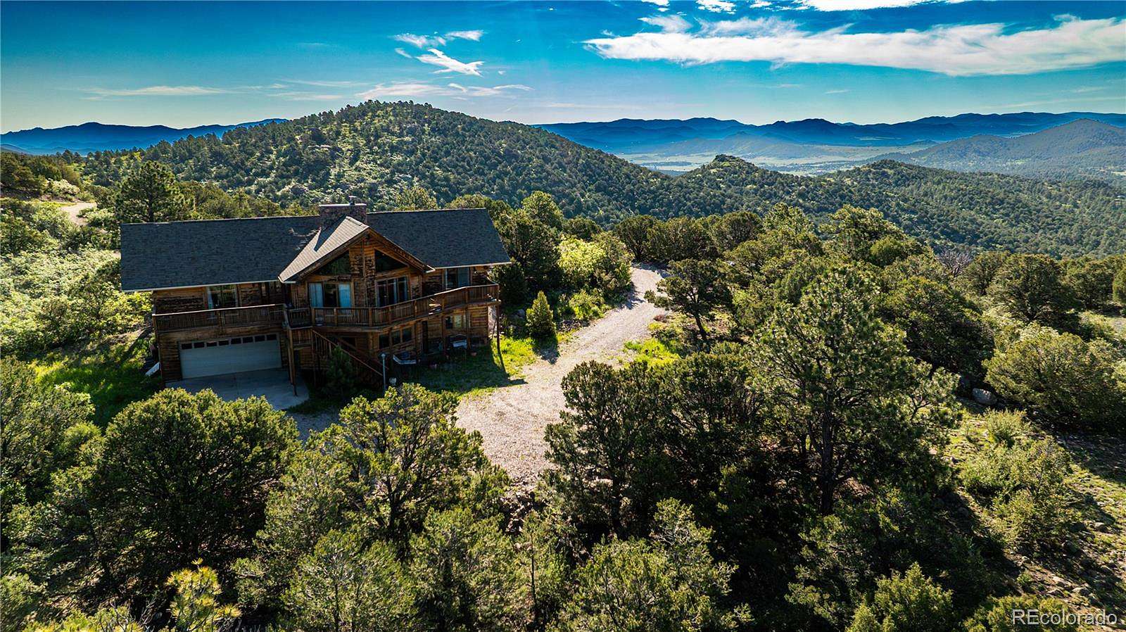 49.8 Acres of Recreational Land with Home for Sale in Cotopaxi, Colorado
