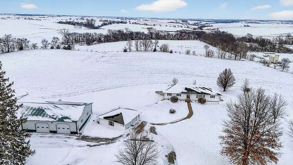 11.7 Acres of Land with Home for Sale in Macksburg, Iowa