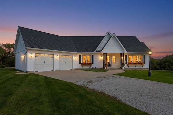 9.4 Acres of Land with Home for Sale in Adel, Iowa