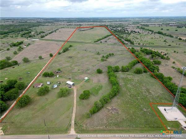 61.5 Acres of Agricultural & Residential Land for Sale in Moody, Texas