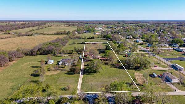 3.82 Acres of Land with Home for Sale in Miller, Missouri