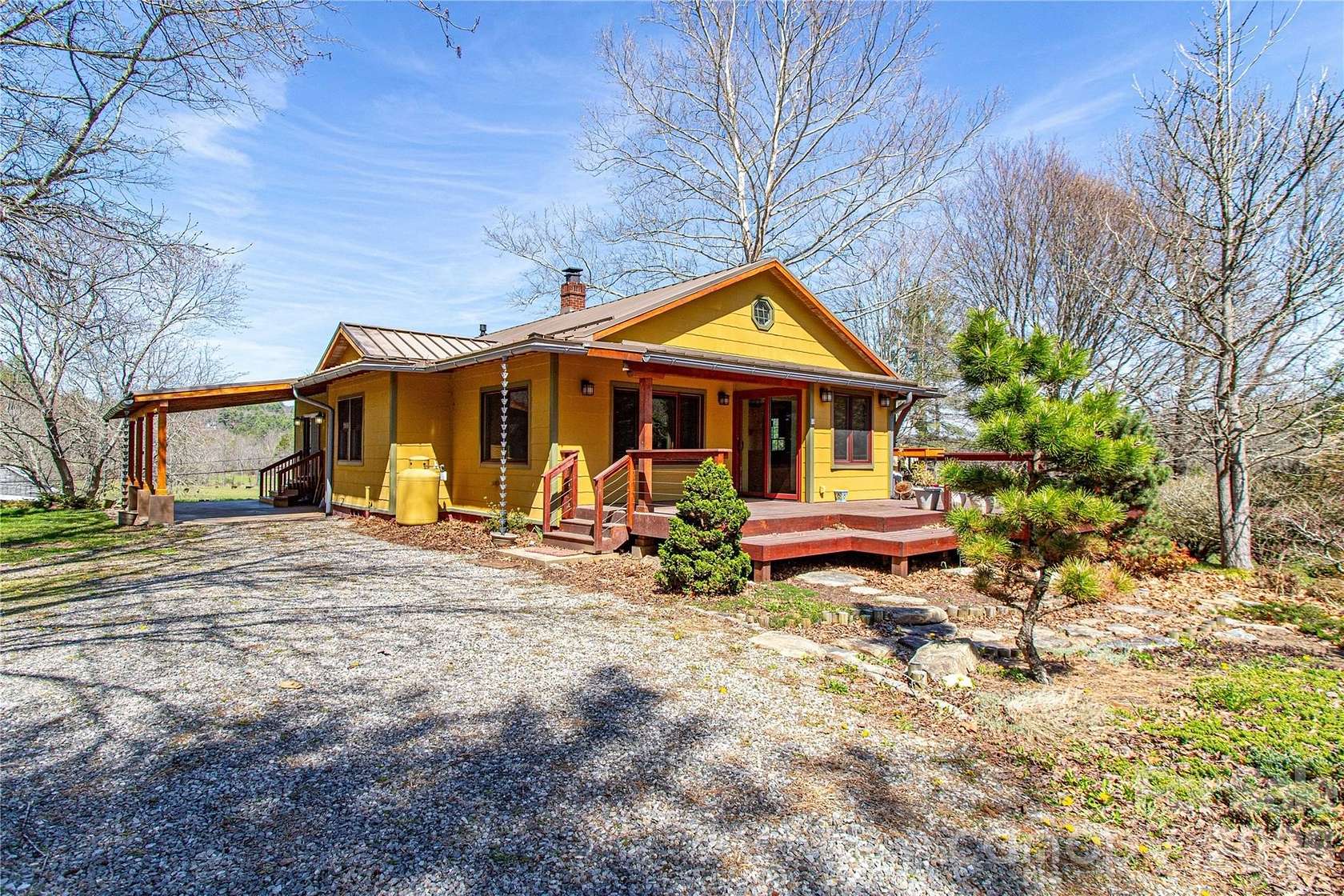 1.88 Acres of Land with Home for Sale in Leicester, North Carolina