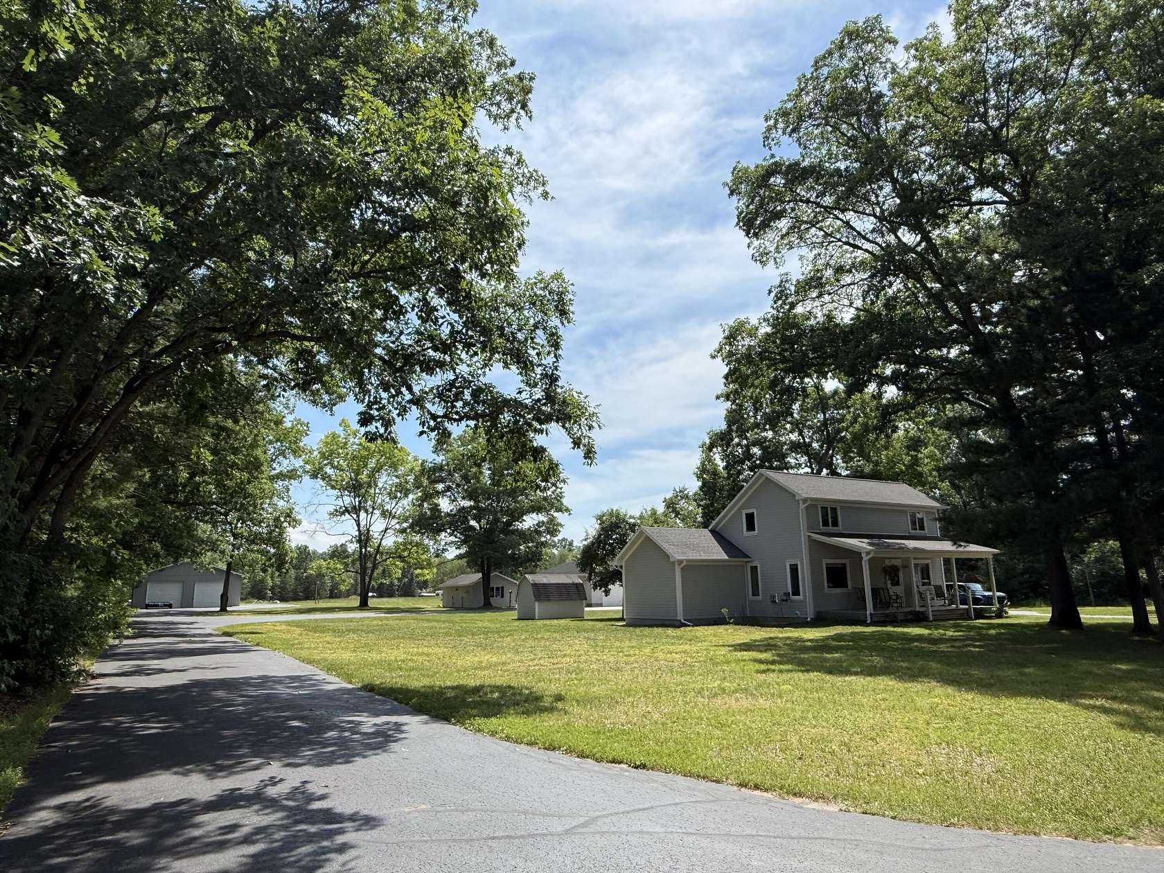 3.17 Acres of Land with Home for Sale in Brethren, Michigan