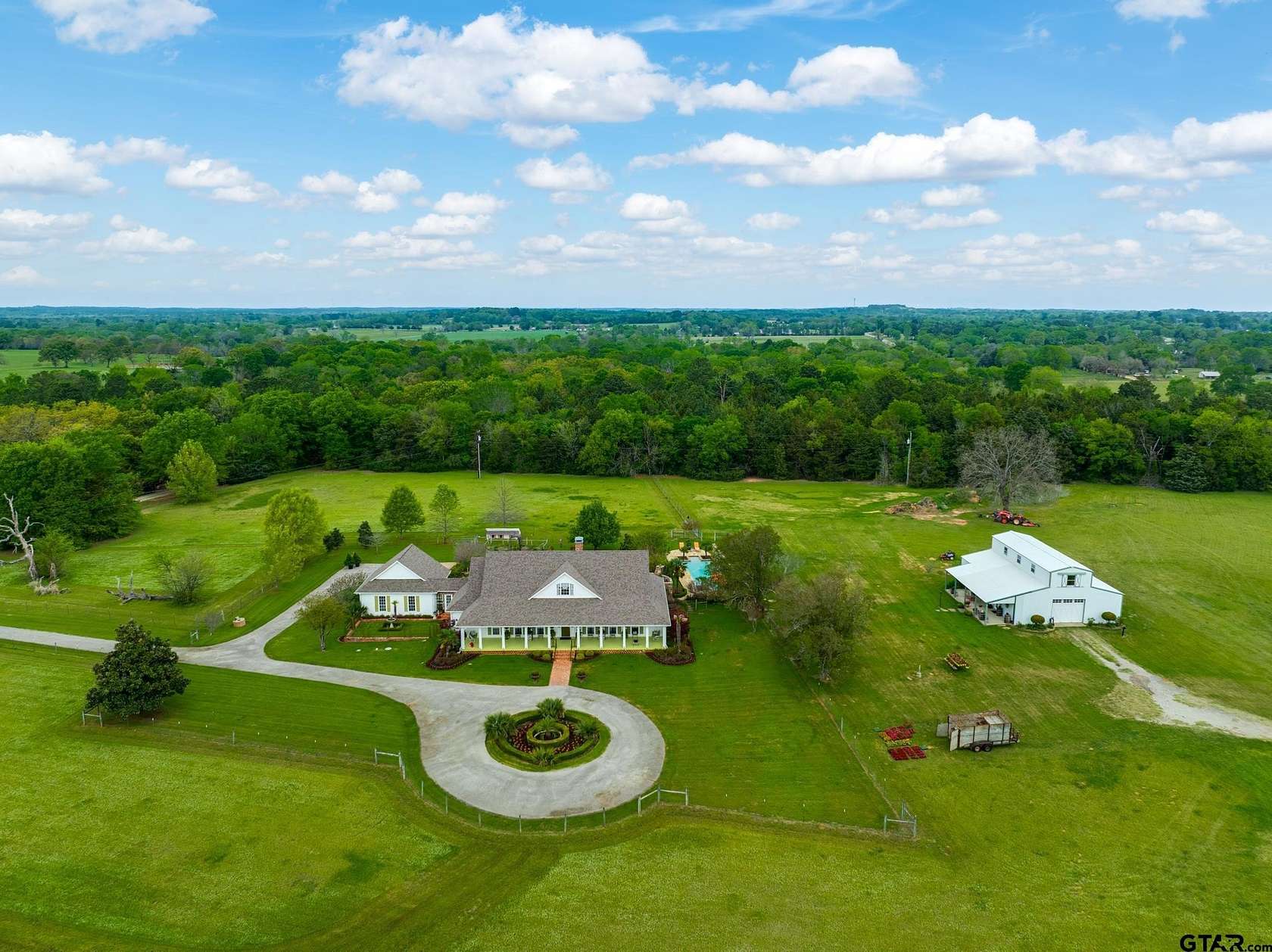 9.3 Acres of Land with Home for Sale in Bullard, Texas