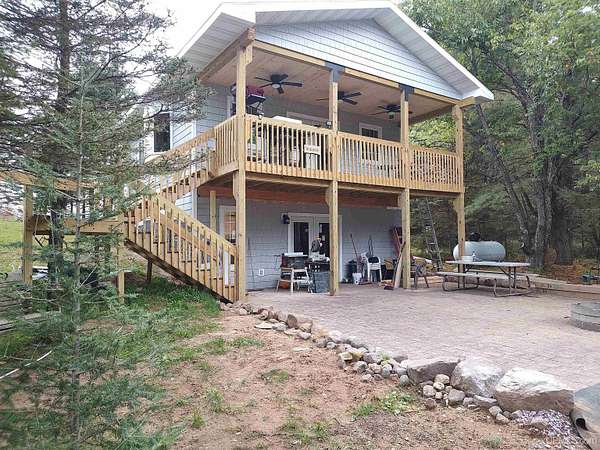 3.68 Acres of Land with Home for Sale in Trenary, Michigan