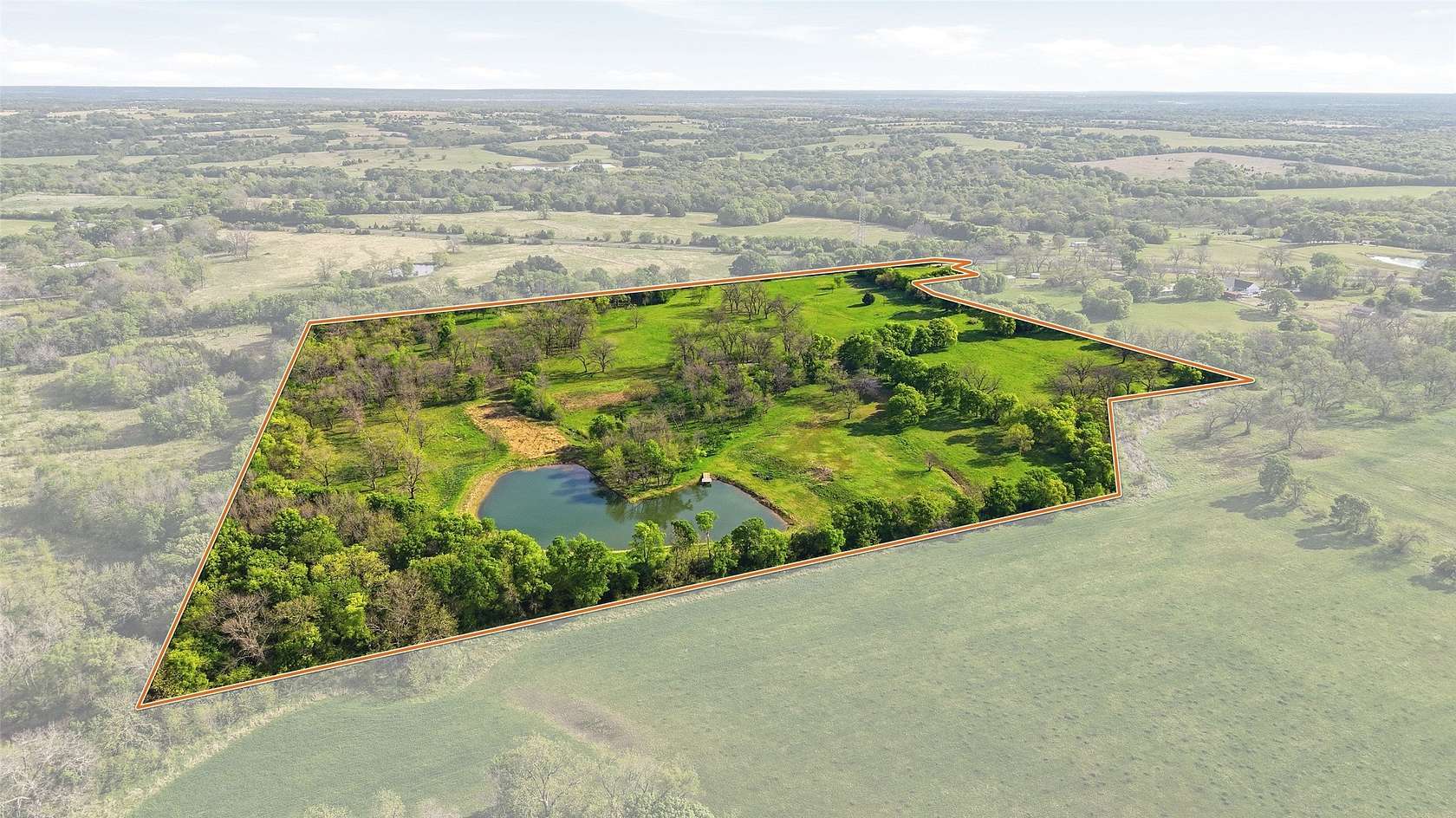 13 Acres of Recreational & Residential Land for Sale in Bells, Texas