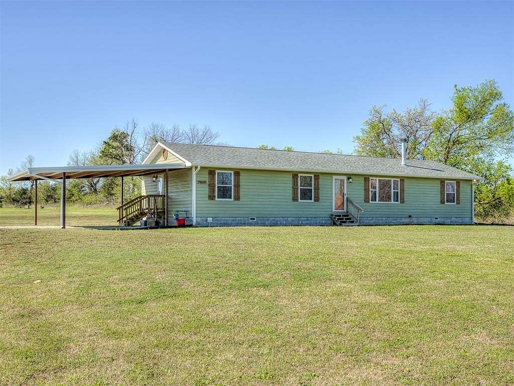 5 Acres of Land with Home for Sale in McLoud, Oklahoma