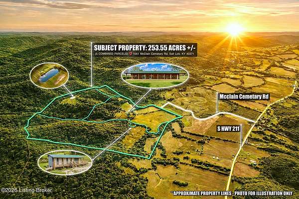 254 Acres of Land with Home for Sale in Owingsville, Kentucky