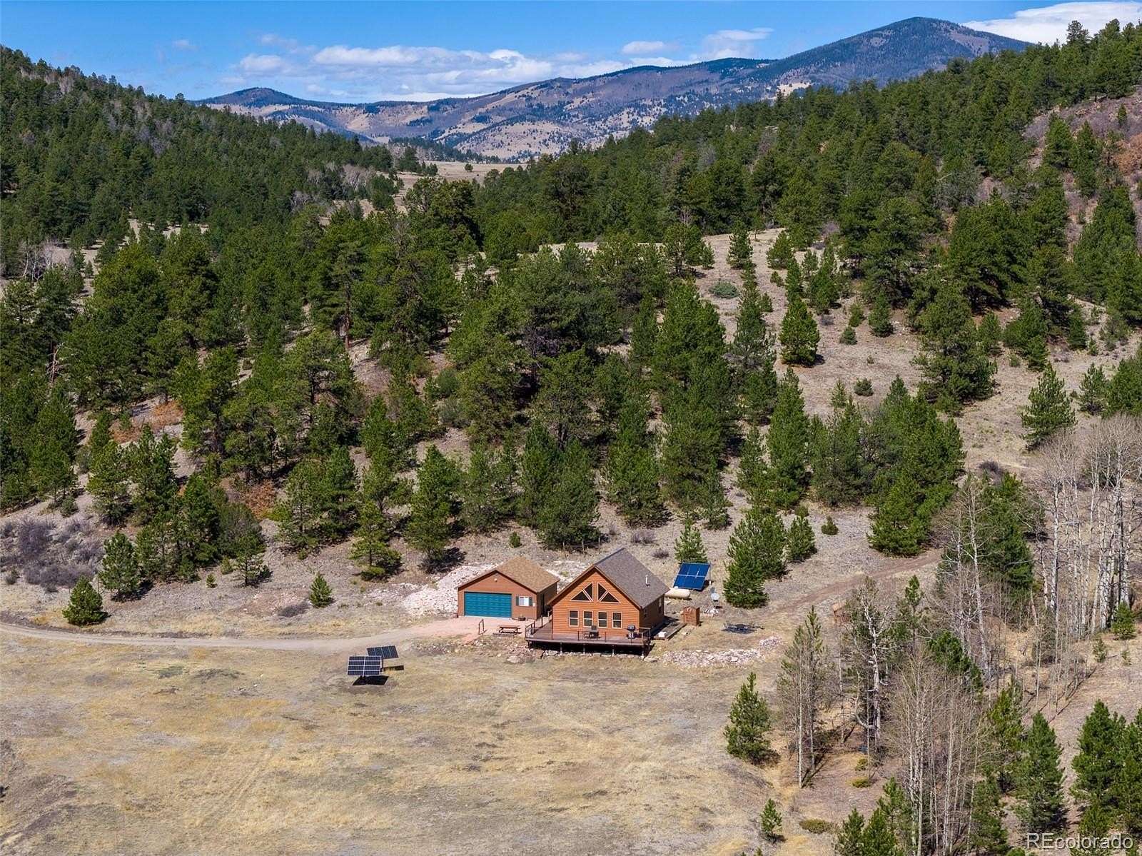 62.2 Acres of Recreational Land with Home for Sale in Cotopaxi, Colorado