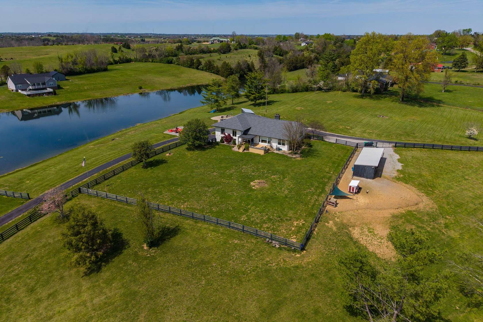 6.64 Acres of Land with Home for Sale in Richmond, Kentucky