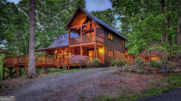 2 Acres of Land with Home for Sale in Blue Ridge, Georgia