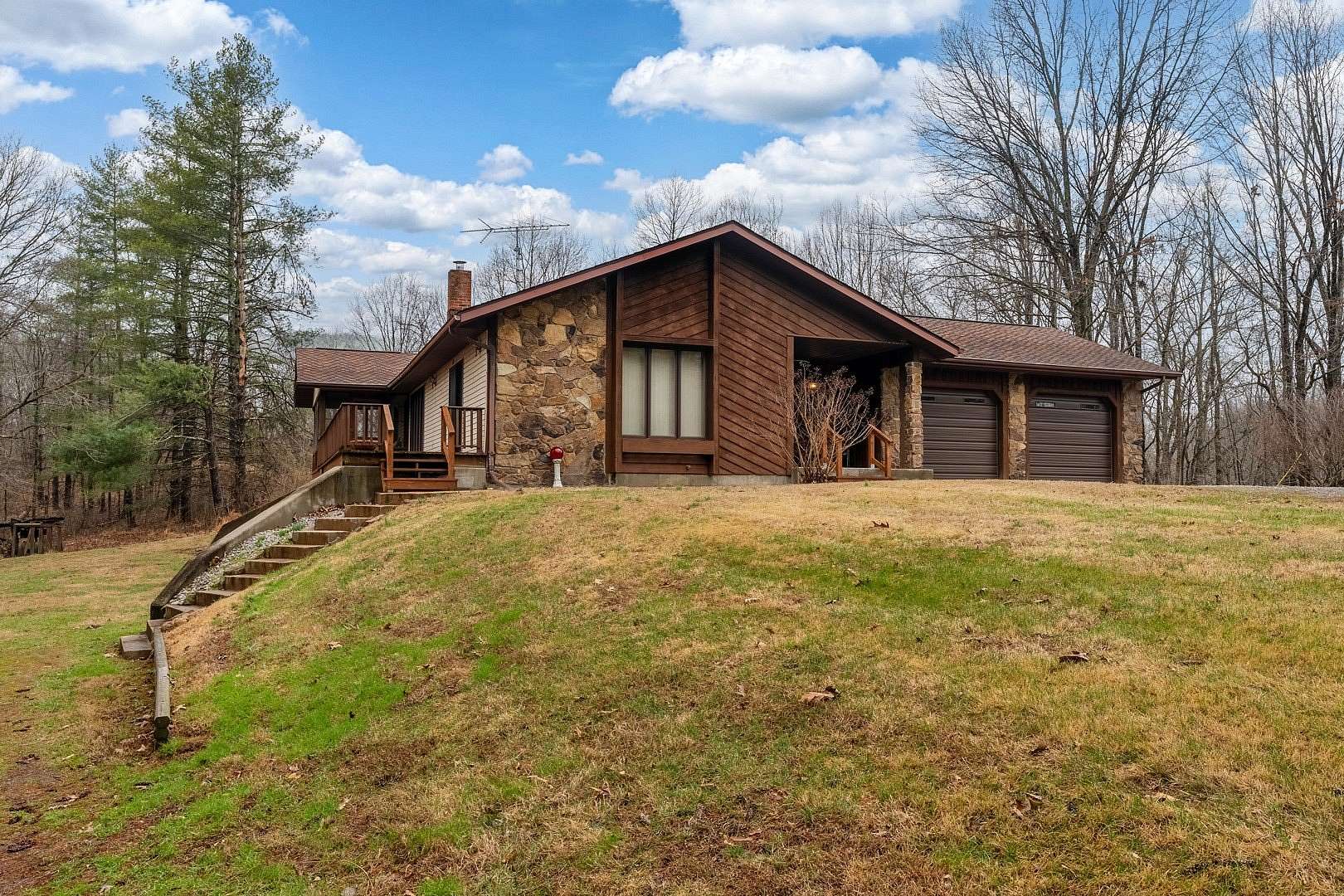 74 Acres of Recreational Land with Home for Sale in Cobden, Illinois