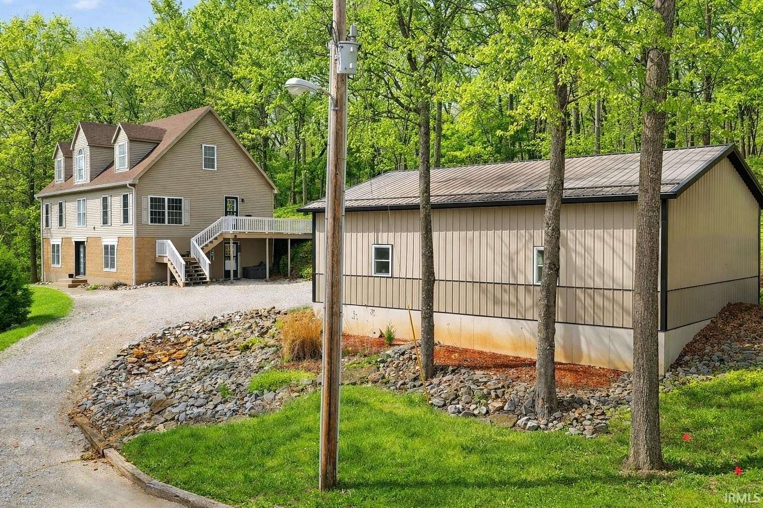 9 Acres of Land with Home for Sale in Spencer, Indiana