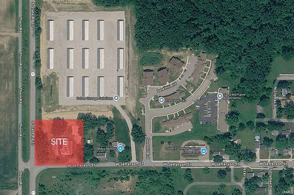 1.7 Acres of Commercial Land for Sale in Culver, Indiana