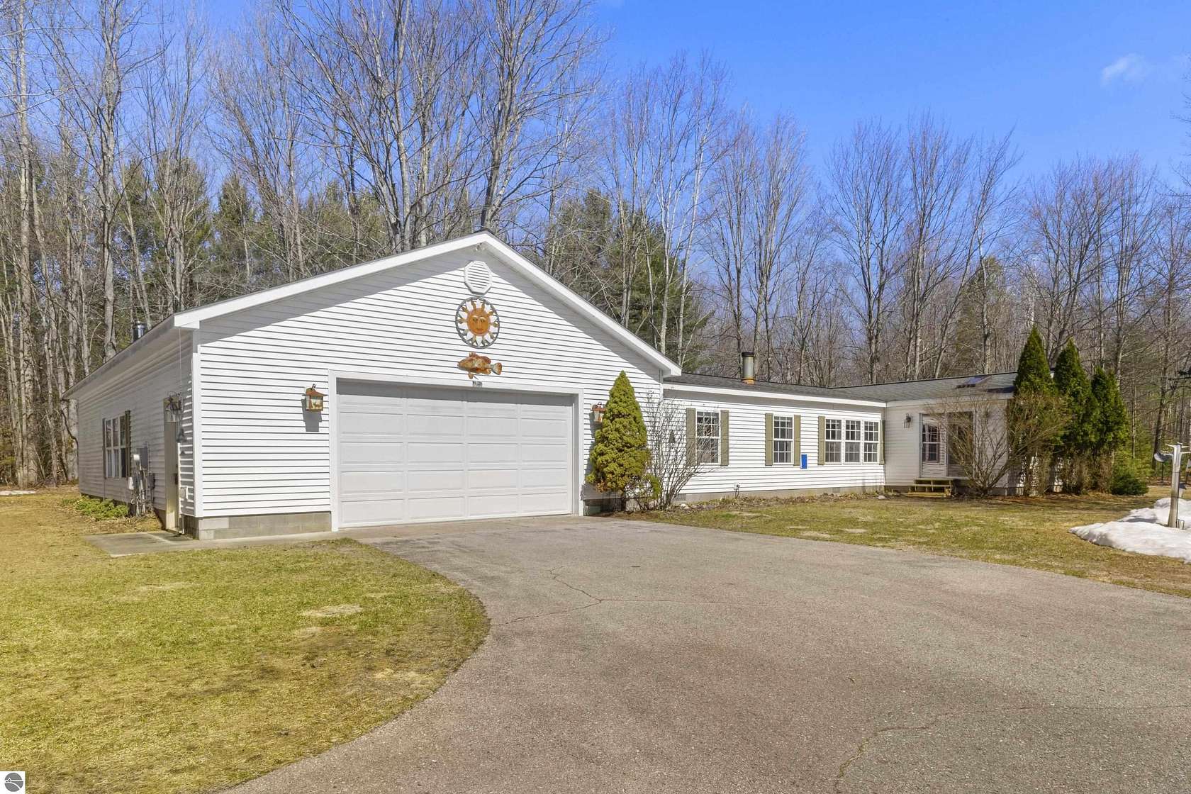 10 Acres of Recreational Land with Home for Sale in Beulah, Michigan