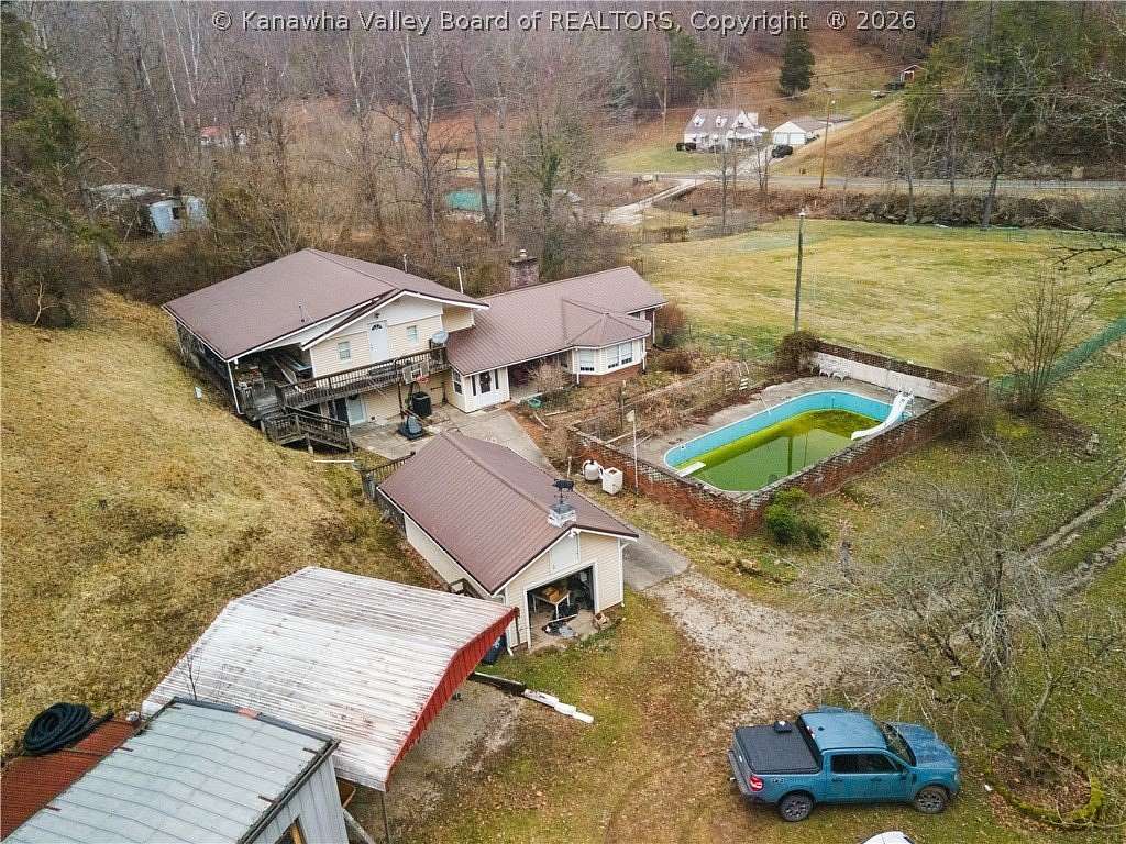 57 Acres of Land with Home for Sale in Yawkey, West Virginia