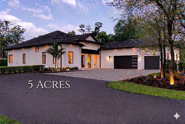 5 Acres of Land with Home for Sale in Kissimmee, Florida