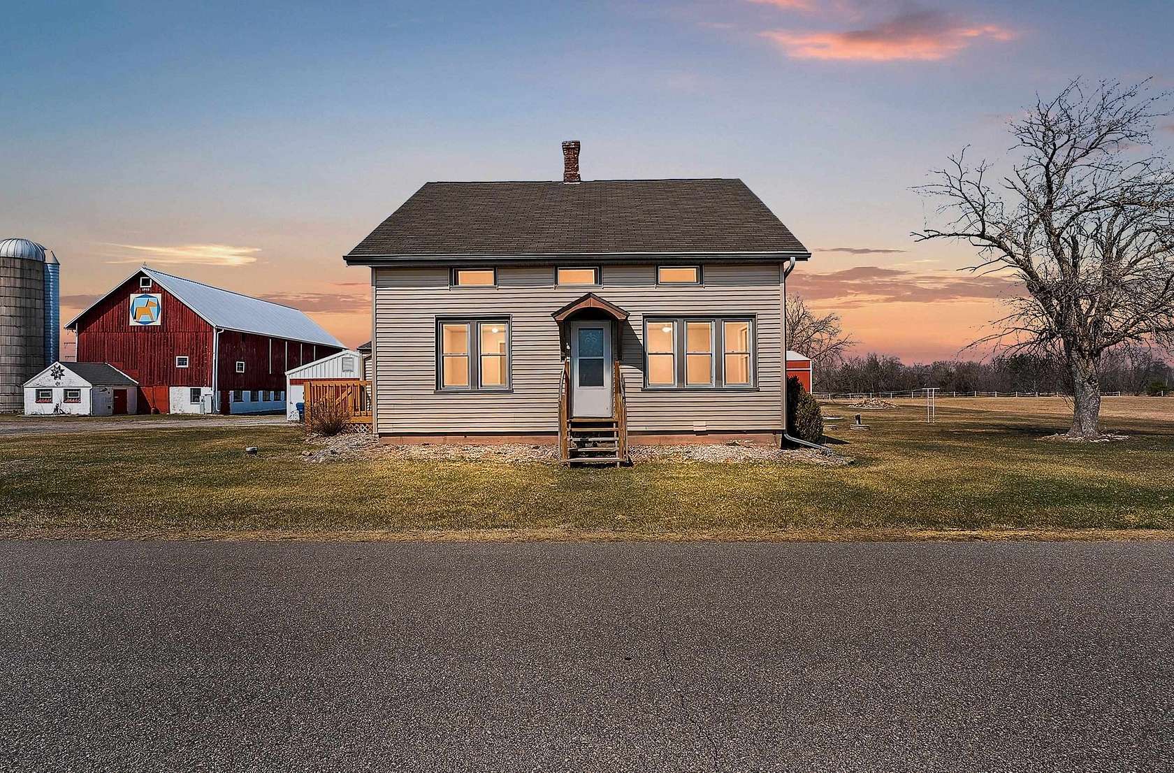 11.2 Acres of Land with Home for Sale in Oconto Falls, Wisconsin