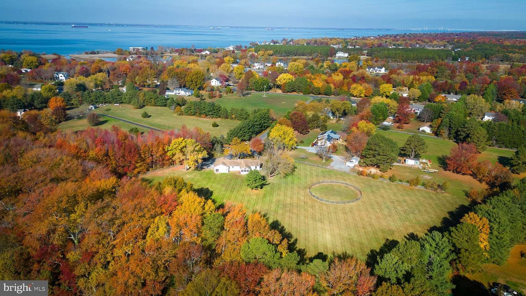 4.66 Acres of Land with Home for Lease in Stevensville, Maryland