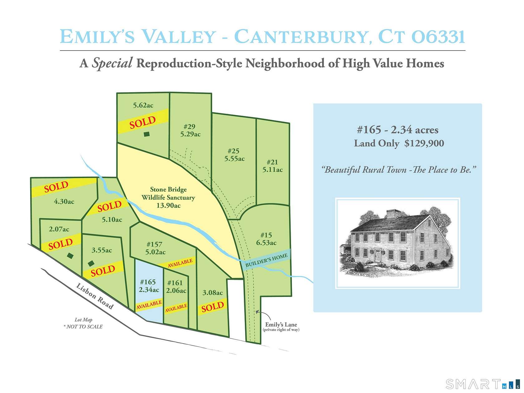 2.34 Acres of Residential Land for Sale in Canterbury, Connecticut