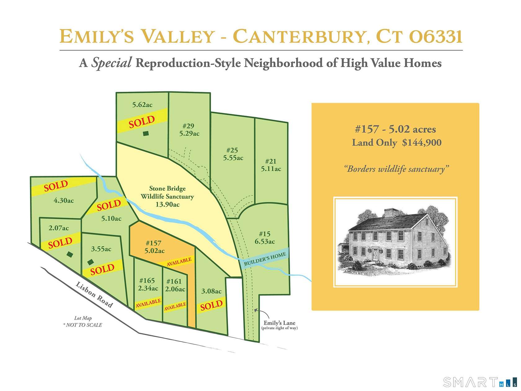 5 Acres of Residential Land for Sale in Canterbury, Connecticut