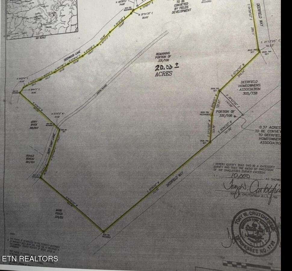 21.4 Acres of Land for Sale in La Follette, Tennessee