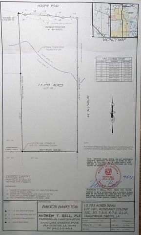 13.8 Acres of Land for Sale in Roseland, Louisiana