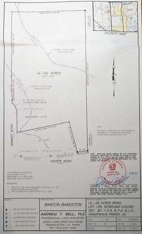 16.1 Acres of Land for Sale in Roseland, Louisiana