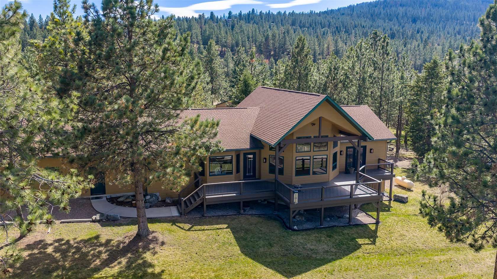 9.87 Acres of Land with Home for Sale in Big Arm, Montana