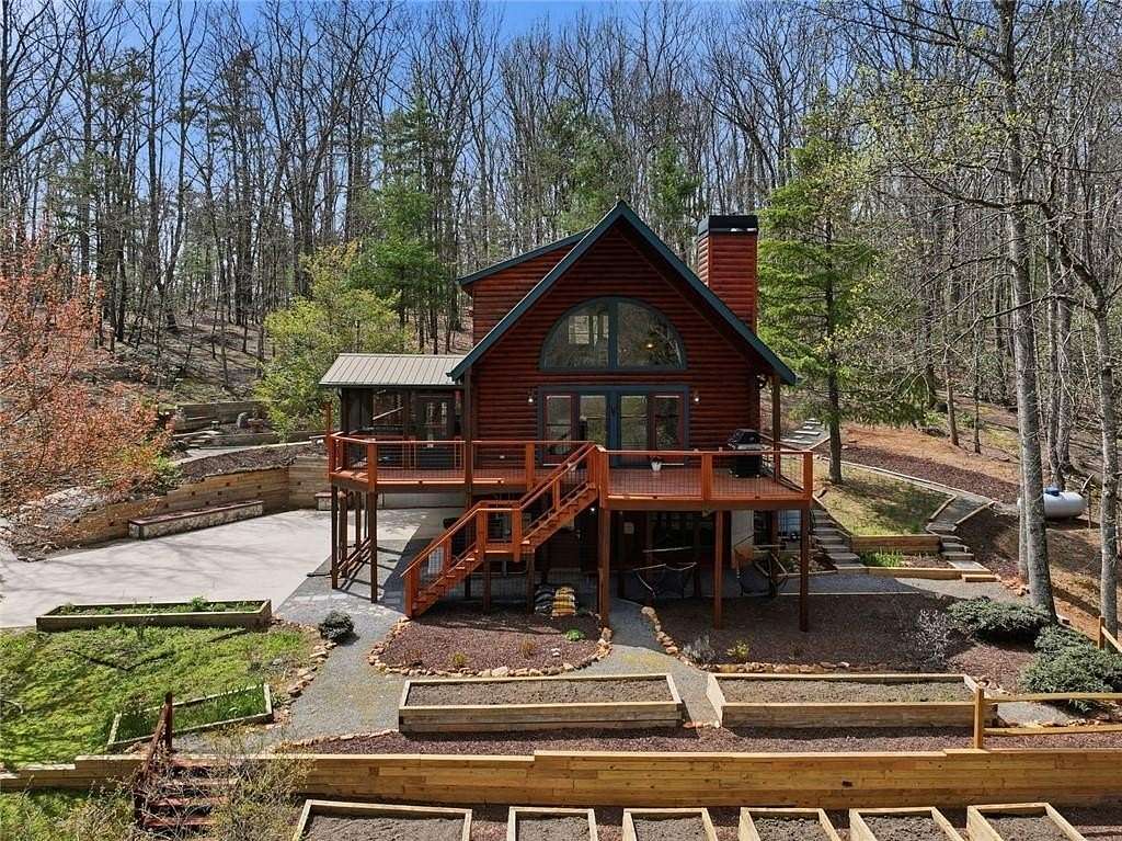 8.79 Acres of Land with Home for Sale in Ellijay, Georgia