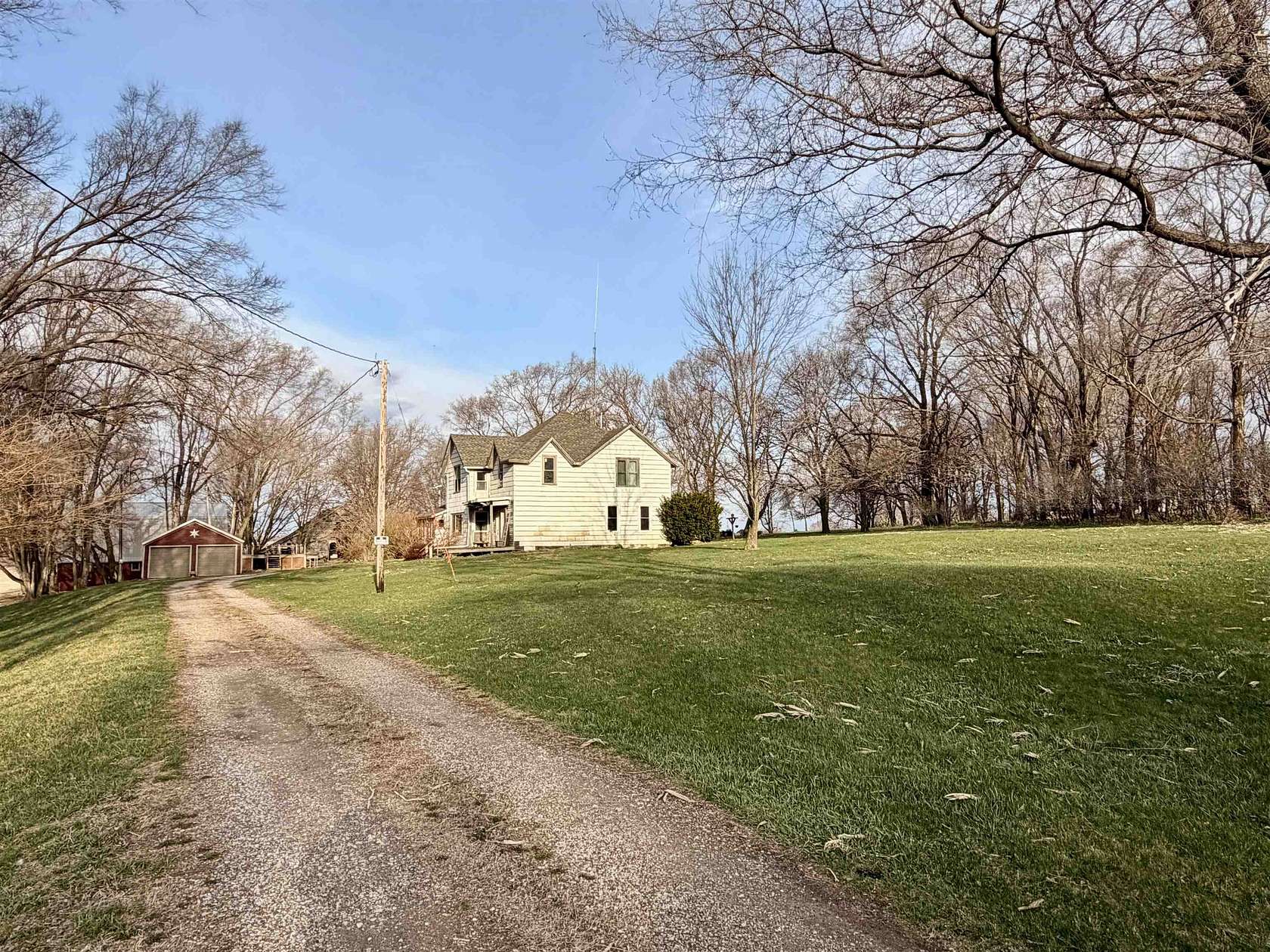 4.76 Acres of Land with Home for Sale in Hinton, Iowa