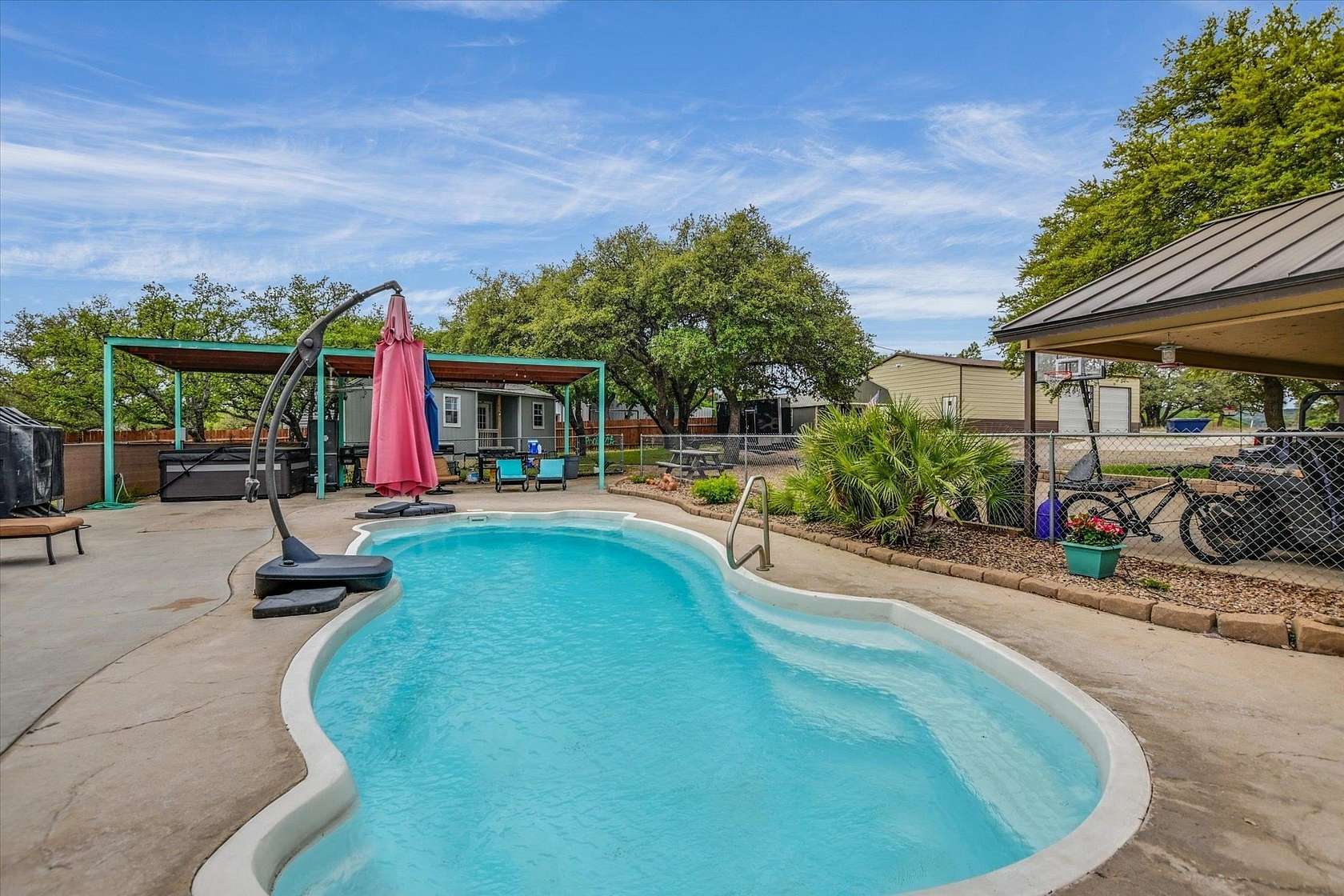 2.12 Acres of Land with Home for Sale in Kingsland, Texas