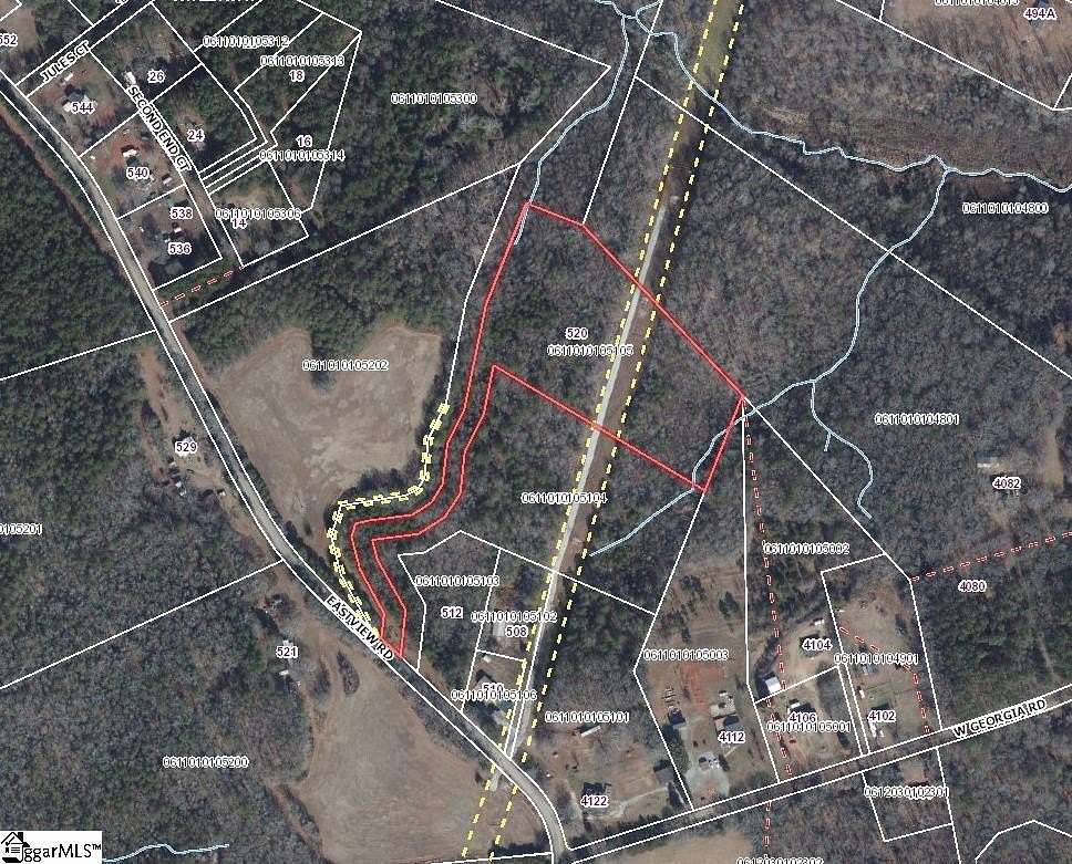 28 Acres of Recreational & Residential Land for Sale in Pelzer, South Carolina
