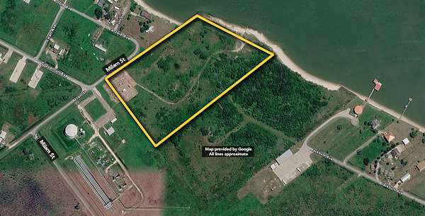 10.5 Acres of Commercial Land for Auction in Port Lavaca, Texas