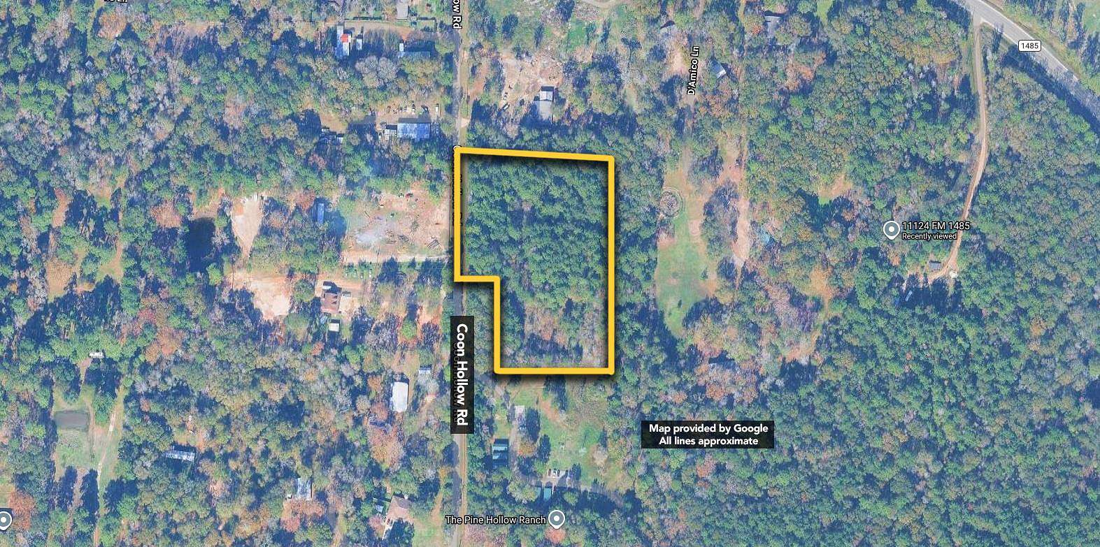 5.42 Acres of Land for Auction in Conroe, Texas