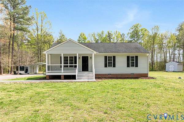 5 Acres of Land with Home for Sale in Aylett, Virginia