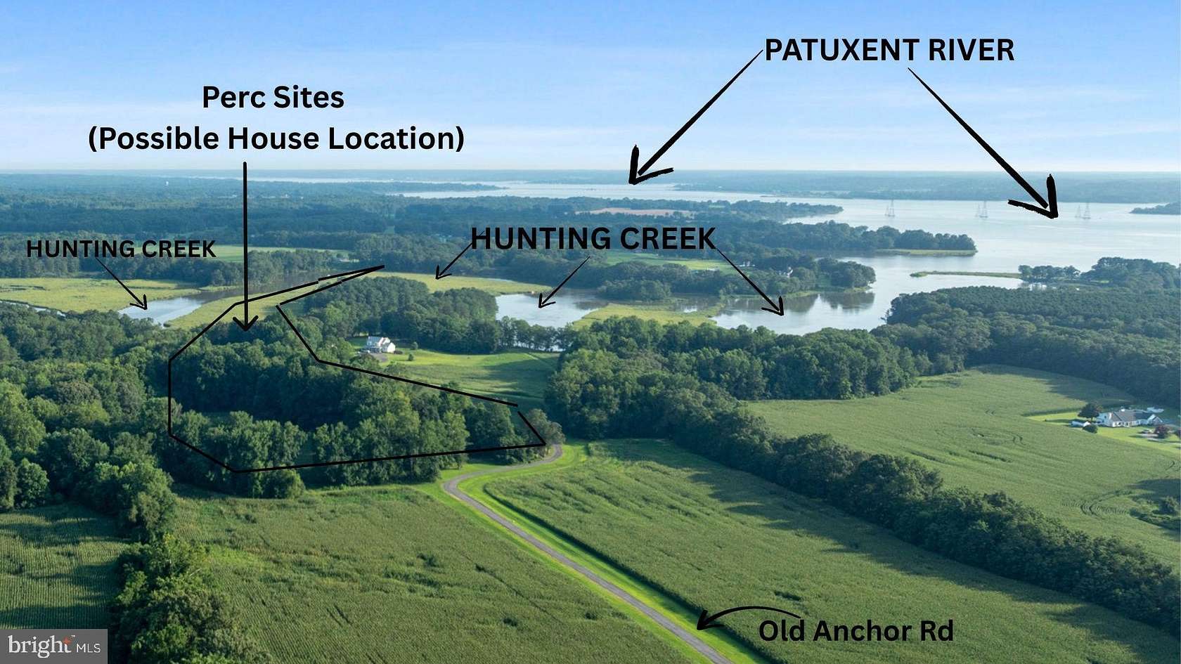 44 Acres of Recreational & Residential Land for Sale in Huntingtown, Maryland