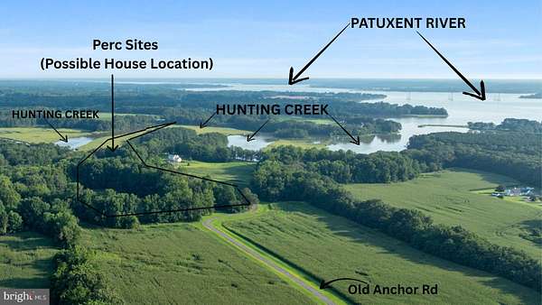 44 Acres of Recreational & Residential Land for Sale in Huntingtown, Maryland